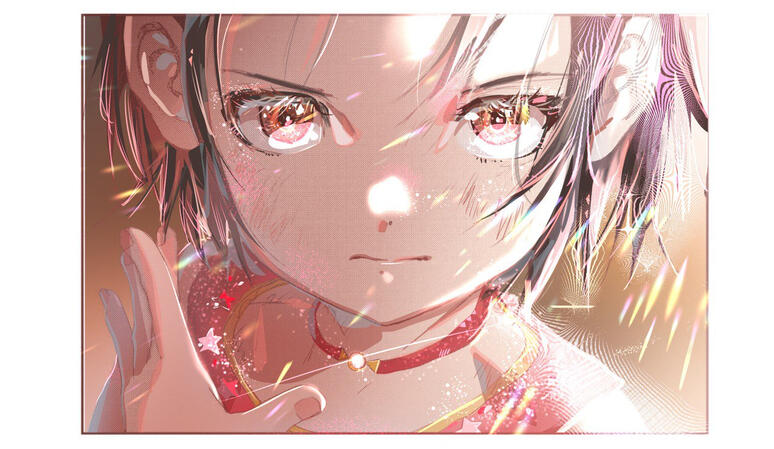 Manga panel colouring