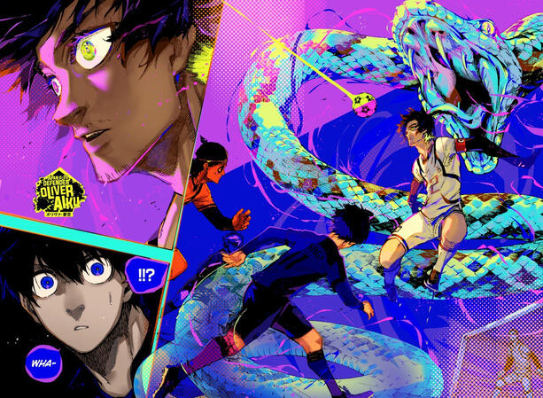 Manga panel colouring